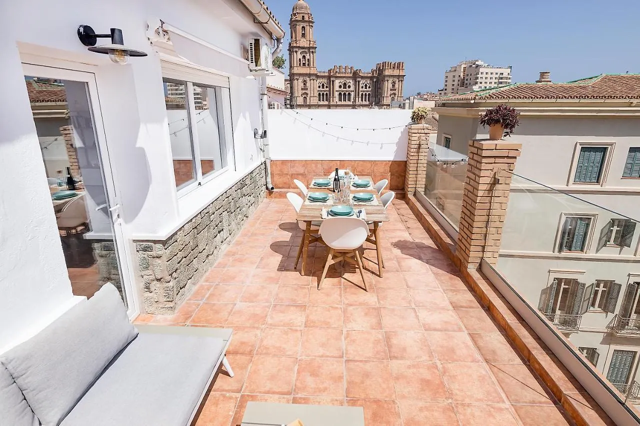 Homey Apt- Atico Con Vistas A La Catedral 马拉加